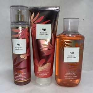Bath & Body Works FIJI SUNSHINE GUAVA-TINI Body Cream & Fine Fragrance Mist, Gel